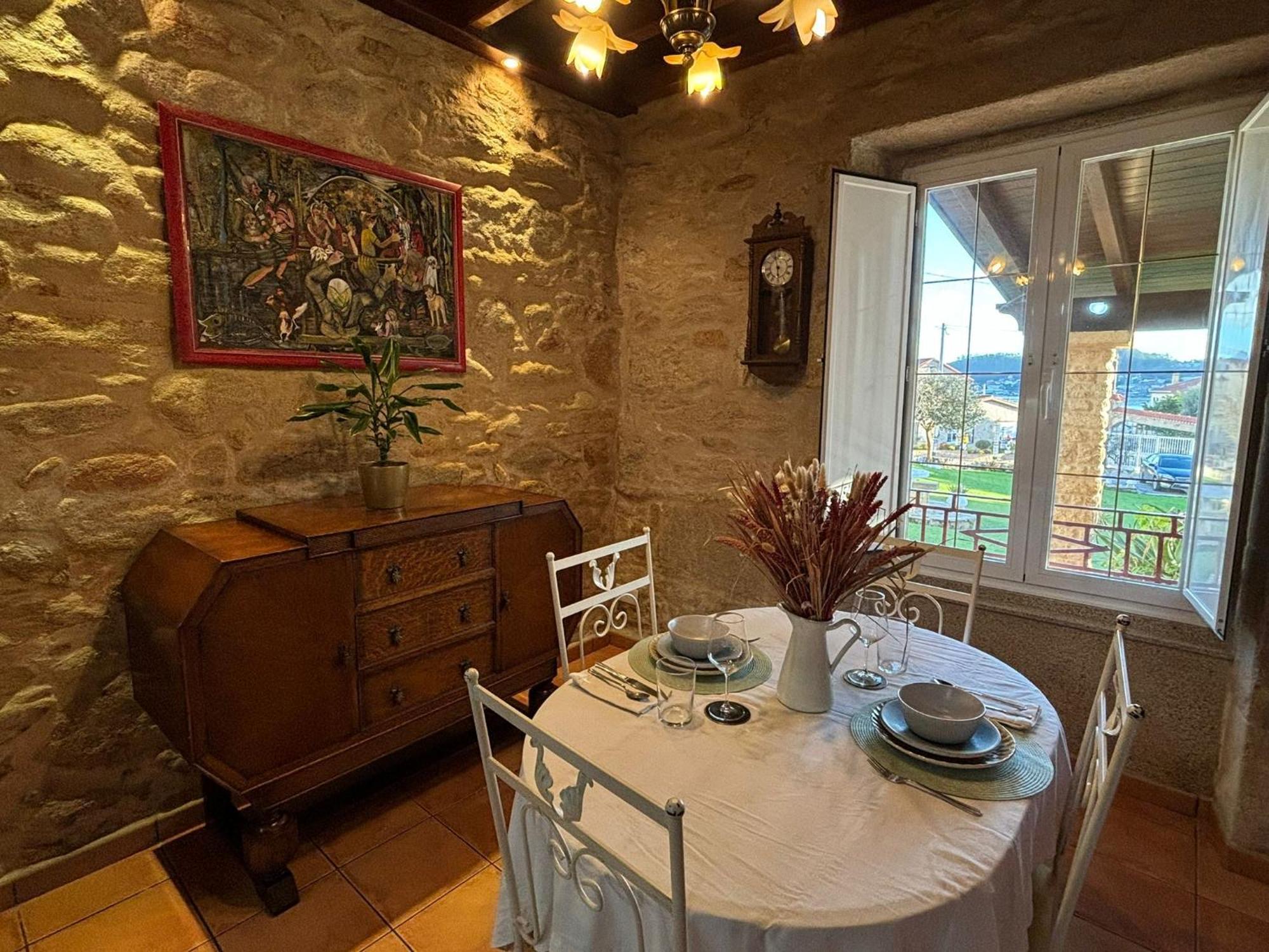 Casa De Romaxe Villa Muros Bagian luar foto